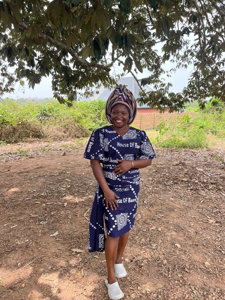 Adire bubu gown