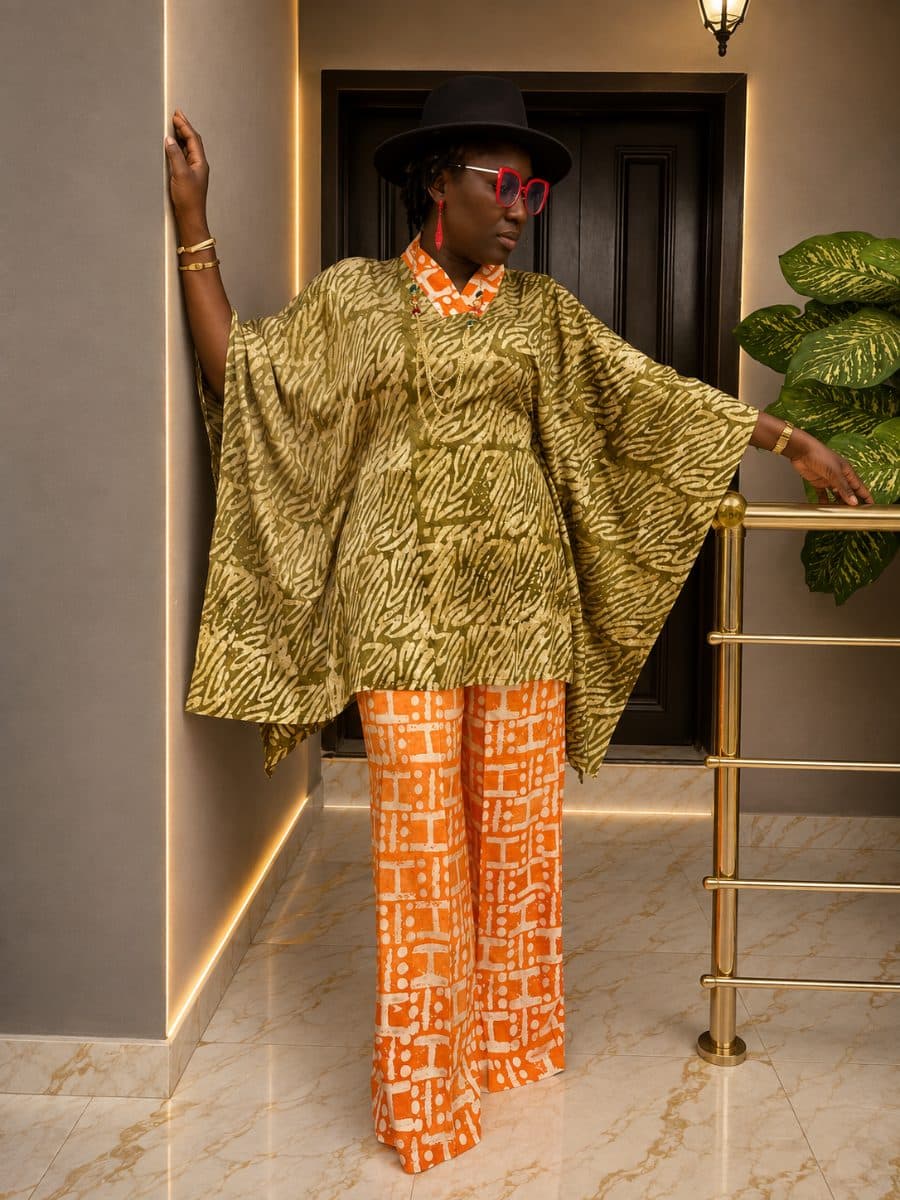 Adire two piece